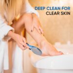 VEGA 4 in 1 Feet Pedicure Tools with Foot Scrubber, Pumice Stone, Foot Rasp and Black Emery for Home Foot Care, Soft Care | Foot File Callus Remover - Multi Purpose Pedicure & Manicure Tool, (PD-02) - Image 8