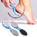 VEGA 4 in 1 Feet Pedicure Tools with Foot Scrubber, Pumice Stone, Foot Rasp and Black Emery for Home Foot Care, Soft Care | Foot File Callus Remover - Multi Purpose Pedicure & Manicure Tool, (PD-02) - Image 9