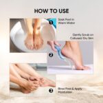 VEGA 4 in 1 Feet Pedicure Tools with Foot Scrubber, Pumice Stone, Foot Rasp and Black Emery for Home Foot Care, Soft Care | Foot File Callus Remover - Multi Purpose Pedicure & Manicure Tool, (PD-02) - Image 11