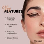 MARS Glossy Liquid Eye Got This Eyeliner | Quick Drying & Smudge Proof | Long Lasting Eye Liner with Fine Tip (7 ml),Black - Image 3