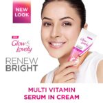 Glow and Lovely Renew Bright Multivitamin Serum in Cream | Vitamins B,C and E | Renews Skin cells |Bright and Healthy Skin | Clinically proven formula is dermatologically tested | 80g - Image 4