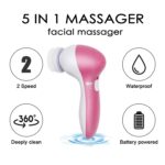 NutriGlow Wine Facial Kit for Women for Glowing Skin, 6-Pieces Skin Care Set with Deep Cleanser, Scrub, Nourishing Gel, Tan Removal, Mask Pack and Serum, 250gm+10ml Free Face Massager - Image 5