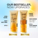 Lakme Sun Expert Tinted Sunscreen SPF 50 PA +++ | Broad spectrum UVA/B protection | Blue light protection | No White Cast | for all dry, oily, normal skin| Matte Finish | 100 g - Image 3