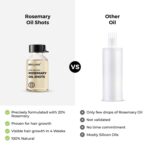 Brillare 20% Rosemary Oil Shots For Rapid Hair Growth | Improves Thickness | Controls Hair Fall & Nourishes Scalp | 100% Natural, Non Greasy Hair Oil Shots For Men & Women - Image 5