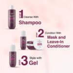 Bare Anatomy Curl-Boosting Cream Leave-In Conditioner | Get Curls with 2X Frizz Protection | Enriched with Coconut Oil, Hyaluronic Acid & Castor Oil | Get Smoother, Healthy & Glossy Hair | 140ml - Image 7