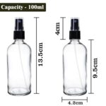 nsb herbals 100 ml Refillable Clear Fine Mist Spray Glass Bottles With Spray Pump For Uses For Diy Perfume, Essential Oils, Blends, Aromatic Water, Beauty Products (1) - Image 3