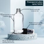 nsb herbals 100 ml Refillable Clear Fine Mist Spray Glass Bottles With Spray Pump For Uses For Diy Perfume, Essential Oils, Blends, Aromatic Water, Beauty Products (1) - Image 5
