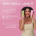 Fix My Curls Protein Styling Duo Curl Leave In Cream & Defining Gel For Curly, Wavy, Dry & Frizzy Hair | Protein Rich | Frizz Control | Hydrating, Lightweight & Silicone-Free Formula (50gm each) - Image 3