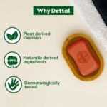 Dettol Original Bathing Soap Bar with 12 HR protective shield (400gm) | Kills 99.99% Germs, 100g (Pack of 4) - Image 5