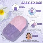 XML Ice Face Roller Silicone Facial Cube for Eyes Neck Massage Remove Dark Circle Pore Shrink Face Skin Care Ice Pack Mould for Knee,Back Pain Relief,Injuries Beauty Tools (Multicolour) - Image 3