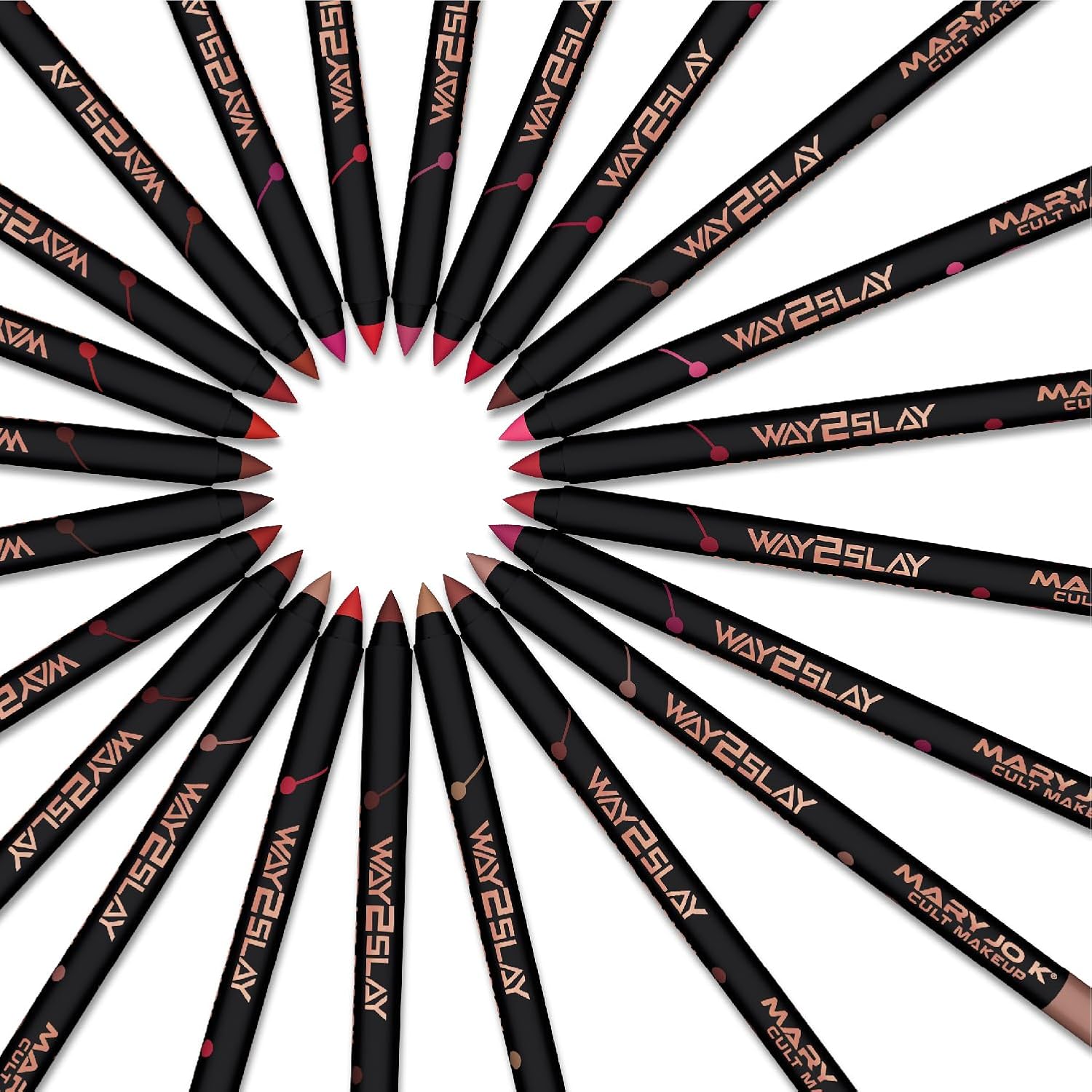 MARY JO K Matte Lip Pencil | Bold Definition | Creamy Matte Formula | Intense Color Payoff | Long-Lasting Wear | Precision Tip | Castor Oil | 1.5g | 15 Deep Maroon - Image 4