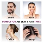 ANTIL'S Derma Roller 0.5mm for Hair & Beard Growth – 540 Titanium Micro Needles for Hair Regrowth, Beard Growth, Acne Scar Reduction & Skin Rejuvenation – Safe for Men & Women (Black) - Image 5