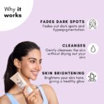 Prismos Beauty Pearltone Facewash for Men & Women | Gentle Refreshing Face Wash with Japanese Glutathione, Antioxidants & Vitamin C | Suitable for All Skin Types – 100ml - Image 3