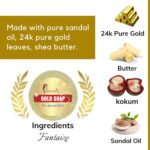 Handcrafted Gold Bathing Soap - Pack of 1 (100 Grams) - Image 4