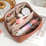 Leather Toiletry Bag (White & Pink) - Image 4
