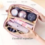 Leather Toiletry Bag (White & Pink) - Image 5