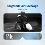 MARS Fill & Fix Hair Cover Up Powder (3.8 gm) (Dark Brown) | Upto 12 Hr Long-Lasting & Sweatproof | Natural Fuller Look For Bald Spots & Thinning Areas | Easily Washable - Image 4