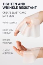 Bio Collagen Deep Collagen Night Mask Hydrating Overnight Hydrogel Korean Glass Skin Mask For Deep Hydration Wrapping Peel Off Facial Mask Pack (Pack of 4) - Image 5