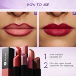 SUGAR Cosmetics Glide Peptide Serum Lipstick with Hyaluronic Acid & Vitamin E | Velvet Matte Finish | Long Lasting & Pigmented | 1 Swipe Full Coverage | 4.2gm - 03 Sahara Sands - Image 4