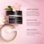 Quench Mon Cherry Dirt Dissolving Cleansing Balm | Made in Korea | Oil Based Face Cleanser and Makeup Remover Mini (10ml) - Image 3