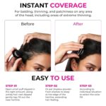 Natural Hairline Powder, Hair Shading Sponge Pen, Hairline Shadow Powder Stick, Quick Root Touch-Up Cover Up Hairline Black Root Touchup Oil 4gm For Women And Men - Image 6