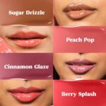 RENEE Juicy Fix Tinted Lip Balm- Cinnamon Glaze | Shiny, Glossy Finish | Protects Lips With SPF 30 | Repairs & Nourishes Dry, Flaky Lips | With Peptides, Ceramides & Hyaluronic Acid | 10 g - Image 5