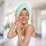 MAXOSHINE Hair Towel Wrap for Women-Quick Drying Microfiber Towel for Hair with Elastic Loop for Tying-Super Absorbent Head Towels Wrap for Ladies Hair Turban (Pack of 1-Assorted-Purple/Green) - Image 7