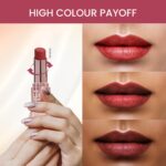Swiss Beauty Pure Lustre Lipstick | High Shine Finish | Smooth Glide | With Olive Oil & Vitamin E | Hydrating | Shade- Salty Pink, 3.8gm - Image 6