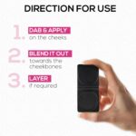 RENEE Madness PH Blush | Instant Unique Pink Payoff | Highly Blendable | Light Weight | Long Lasting | Moisturizing Formula | Enriched With Olive | Macadamia & Shea | Paraben Free & Cruelty Free | 3 Gm - Image 5