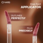 MARS Matte Muse Mousse Lipstick (3ml) (10-WINNER WOMEN) with Doe-Foot Applicator | Highly Pigmented | Smooth Texture | Hydrating Formula | Blurry Lips Effect - Image 3