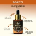 The Indie Earth Kumkumadi Tailam 30 ml | An Ayurvedic Beauty Face Oil | Miraculous Beauty Night Serum for Brighter, Glowing & Younger Looking Skin with Turmeric, Saffron, Blue Lotus & Indian Lotus - Image 5