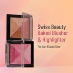 Swiss Beauty Baked Shimmer Blusher And Highlighter Palette For Face Makeup| Multicolor-5, 7 Gm | - Image 3