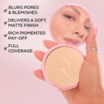 RENEE Bollywood Filter Blurring Compact - Cashew Swirl | Pore Minimising, Matte Finish, Full Coverage, Rich Pay-off | Blurs Pores & Blemishes | 9g - Image 3