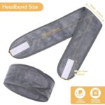 Makeup Time Face Wash Hair Band for Women & Men | Soft Polycotton Facial Headband for Makeup, Skincare, Spa, Salon & Face Wash | Adjustable Reusable Hair Band - Image 4