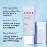 SEREKO Sunscreen SPF 50 PA++++ Crème Gel | Zero White Cast, Blue Light + UVA/UVB Protection | Quick Absorbing, Non-Greasy, 24H Hydration | For Men & Women | All Skin Types – 50ml - Image 5