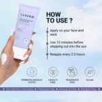 SEREKO Sunscreen SPF 50 PA++++ Crème Gel | Zero White Cast, Blue Light + UVA/UVB Protection | Quick Absorbing, Non-Greasy, 24H Hydration | For Men & Women | All Skin Types – 50ml - Image 7