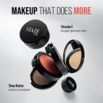 Staze Triple Treat Stacked Face Palette | 3-in-1 Concealer, Blush & Highlighter | Cream Based Formula | Full Face Makeup Kit | Travel friendly | Easy to Carry | 01 Main Character - Image 4