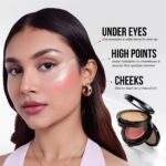 Staze Triple Treat Stacked Face Palette | 3-in-1 Concealer, Blush & Highlighter | Cream Based Formula | Full Face Makeup Kit | Travel friendly | Easy to Carry | 01 Main Character - Image 5