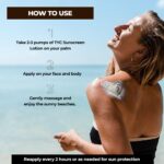 TYC - TRUST YOUR CHOICE Sunscreen Spf 60++++ Face And Body Lotion, With Coconut Oil And Niacinamide, No White Cast And Sand Proof, Hydrating Ayurvedic And Natural, For All Skin Types (200 Ml) - Image 6