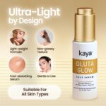 Kaya Gluta Glow Face Serum | Improve Skin Luminance, Tone | Dark Spot Removal | Pigmentation Reduction, UV Damage Repairs | 30ml - Image 4