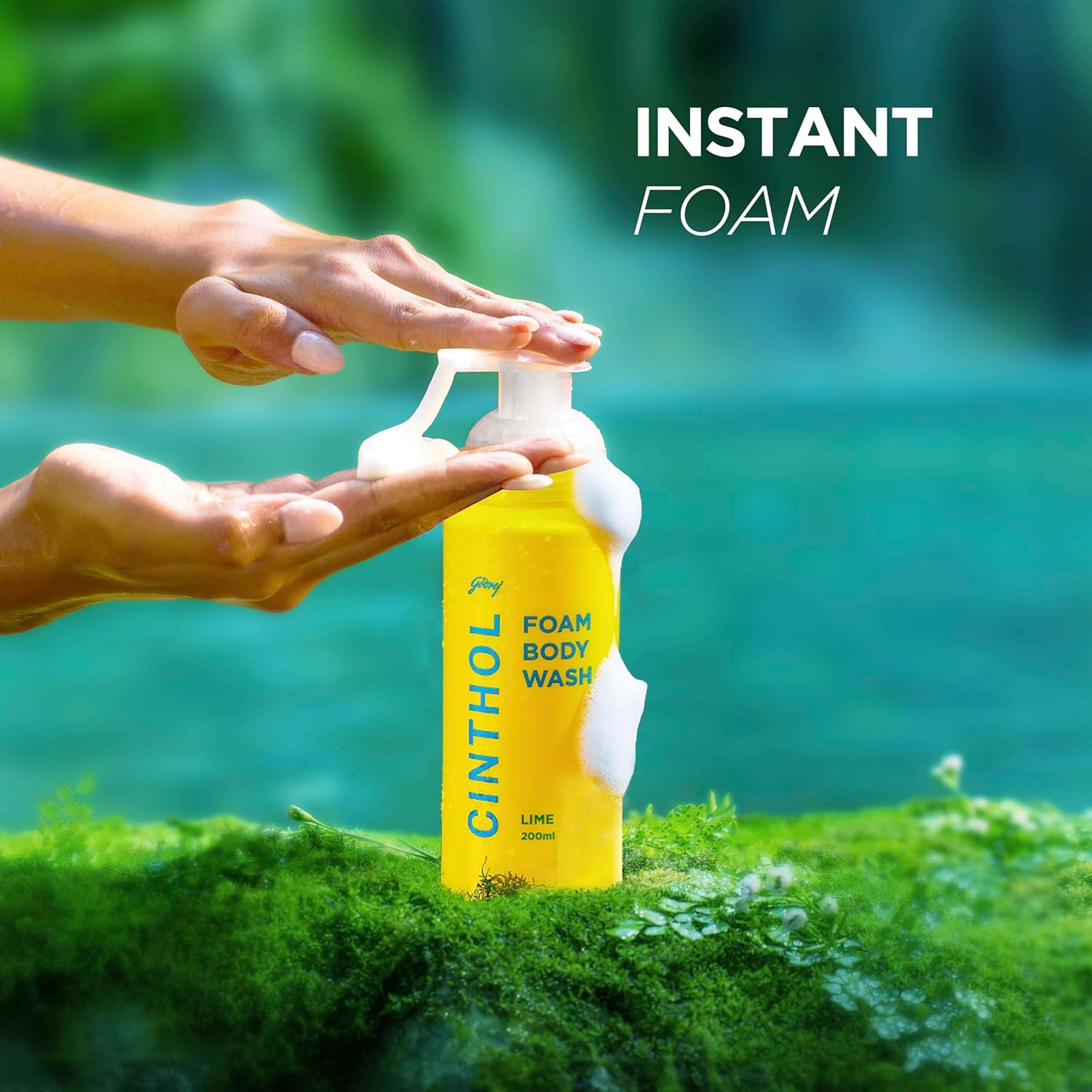 Cinthol Lime Foam Body Wash (200ml) | Unique Foam Formula for Moisturized & Irresistibly Soft Skin | Suitable for All Skin Types - Image 3