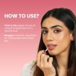 Swiss Beauty Dip Tint Lip Oil | Colour-Changing Lip Oil | Glossy Finish | Long-Lasting Moisturisation | Enriched with Vitamin E | Shade-02 Dragon Fruit, 3ml - Image 6