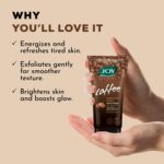 Joy Tan Removal Exfoliating Coffee Face Wash (2X150ml) | Energizes Dull Skin & Reduces Puffiness | Deep Cleansing Exfoliating Face Wash for All Skin Types, Men & Women (300ml Combo Pack of 2) - Image 4