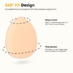 Gleva Mini Finger Puffs 6 pcs Finger Triangle Makeup Puff, Blender Sponge, Soft Cosmetic Finger Mini Powder Puff, Perfect for Foundation, BB Cushion, Cream, Concealer & Powder - Image 4