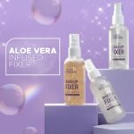 Hilary Rhoda Shimmer Stay Makeup Fixer | Infused with Aloe Vera | Cruelty-Free & Vegan | Keeps Makeup Intact | Hydrates, Soothes & Refreshes Skin - 80m (Gold - Shade 01) - Image 4