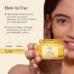 Ras Luxury Oils Saffron Kumkumadi Face Gel Creme with Aloe Vera & Red Algae | Enhances Natural Radiance | Brightening Moisturizing Cream | Light weight & Non-greasy Moisturizer For All Skin Type, 50gm - Image 7
