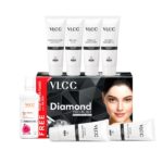 VLCC Diamond Facial Kit with FREE Rose Water Toner - 300g + 100ml | Skin Purifying Facial with Colloidal Diamond, Jojoba Oil, Olive Oil & Aloe Vera. Detoxifying At Home Facial. - Image 3
