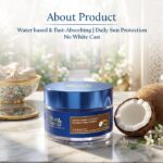 Blue Nectar Coconut Face Cream with SPF 30 Sunscreen for Men | Plant Based Oil Free Moisturizer for Face with Vitamin E | Brightening Sunscreen for Oily, Dry & Sensitive Skin (16 Herbs, 50g) - Image 6