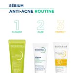 Bioderma Sebium Gel Moussant Actif Intense Purifying Cleansing Foaming Gel with Salicylic & Glycolic acid |Oily and Acne-Prone Skin, 45ml - Image 8