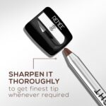 RENEE Midnight Kohl Pencil- Brown | Waterproof, Smudge-proof Kajal With Sharpener | Matte Finish, Long-lasting Upto 24 Hours | One-swipe Application With Vitamin E | 1.5 g - Image 4